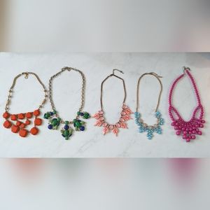5 Statement Necklaces + 1 Cocktail Ring